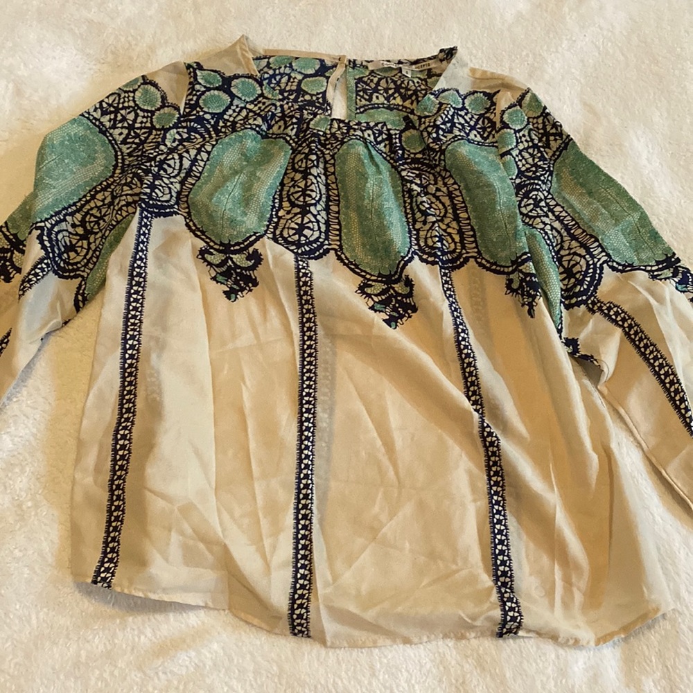 Collective Concepts faux-lace blouse